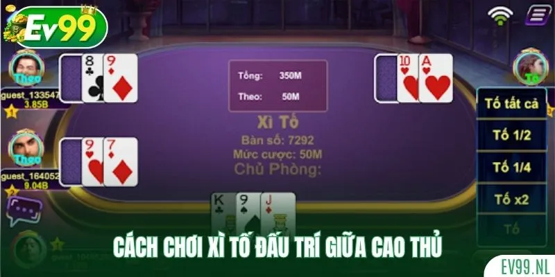 Cách chơi Xì Tố đấu trí giữa cao thủ Cách chơi Xì Tố đấu trí giữa cao thủ