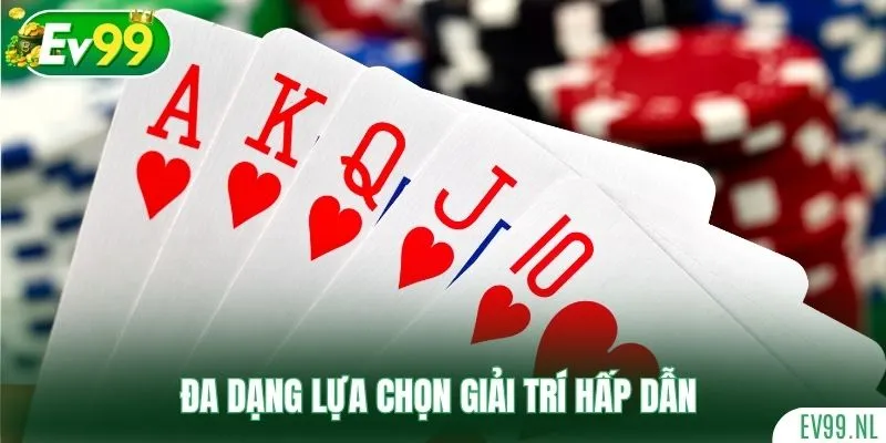 Đa dạng lựa chọn giải trí hấp dẫn trong game bài V8