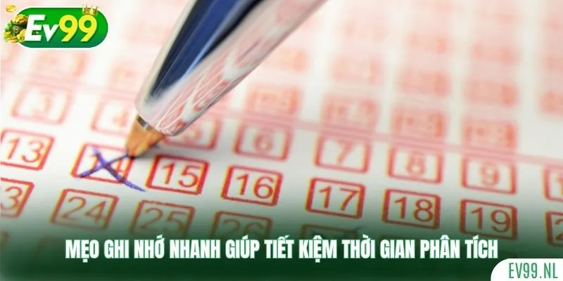 Mẹo ghi nhớ nhanh giúp tiết kiệm thời gian phân tích