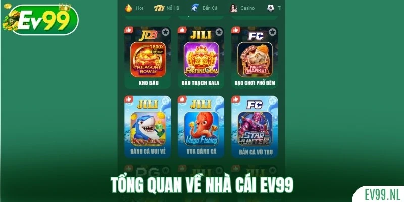 Tổng quan về nhà cái EV99